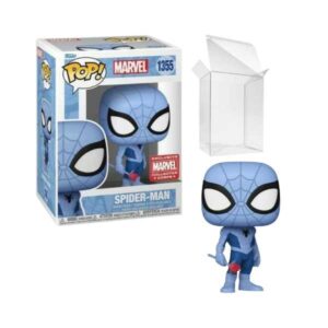 Funko Pop! Marvel: Spider-Man (Blue With a Rose) #1355 (Collector Corps Exclusive) [7.5/10]