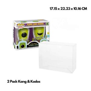 Pop Protector voor 2 Pack Kang & Kodos 17.15 x 22.23 x 10.16 CM [0.5mm]