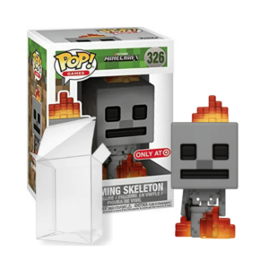 Funko Pop! Games: Minecraft - Flaming Skeleton #326 Target Exclusive [Box conditie 7.5/10]
